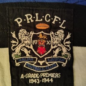 RALPH LAUREN MENS Football Patch On RALPH LAUREN short Sleeve Polo Shirt 💯